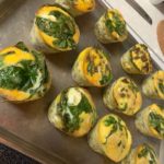 Meal Prepping - Egg "Muffins" with sausage and spinach